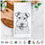 Ted the Wire Fox Terrier Tea Towel