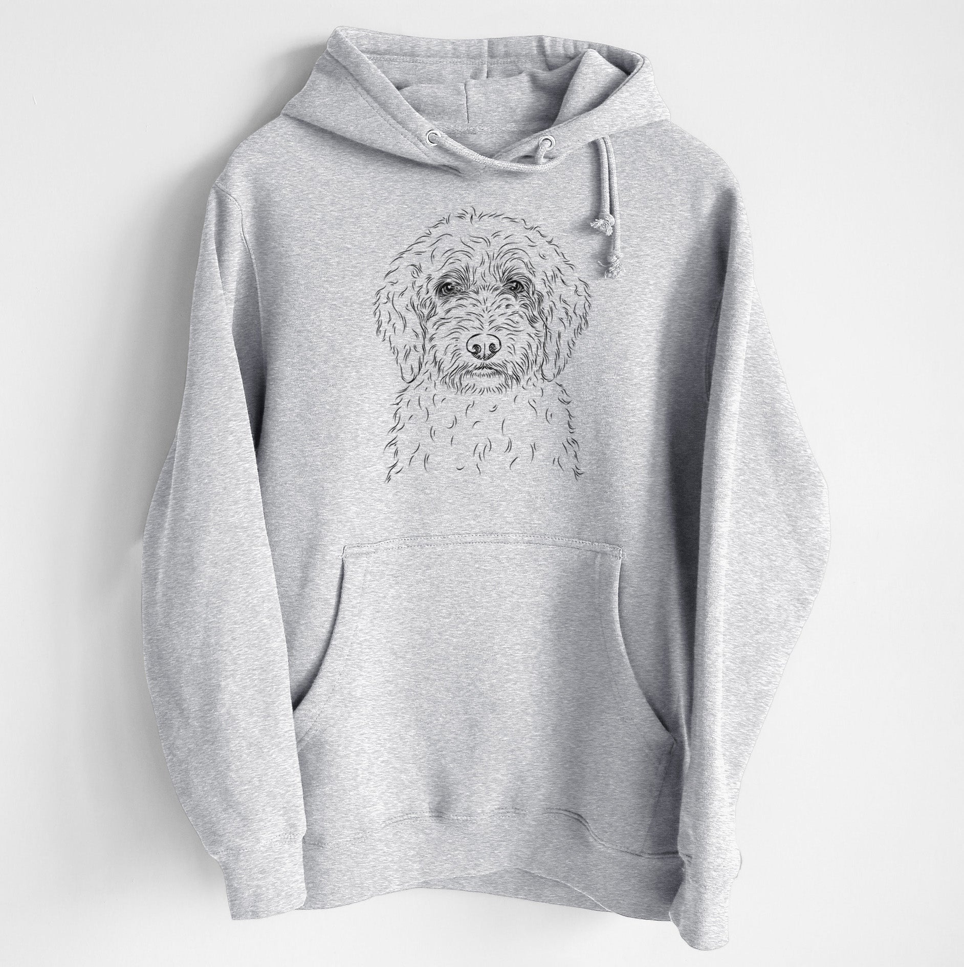 Teddy the Labradoodle- Heavyweight Fleece Hoodie