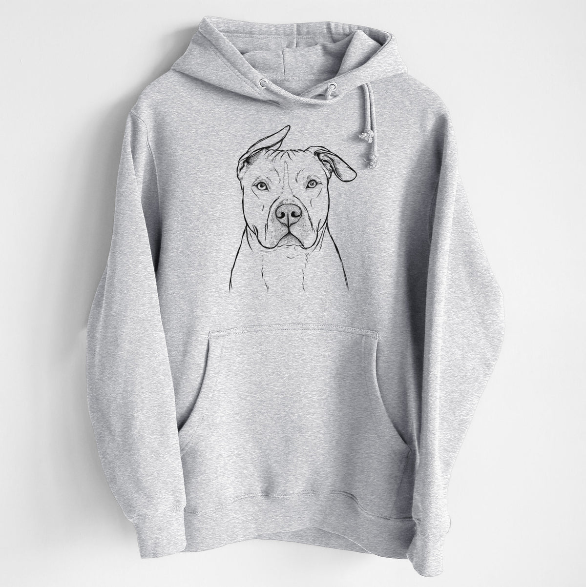 Teddy Jam the Pitbull- Heavyweight Fleece Hoodie