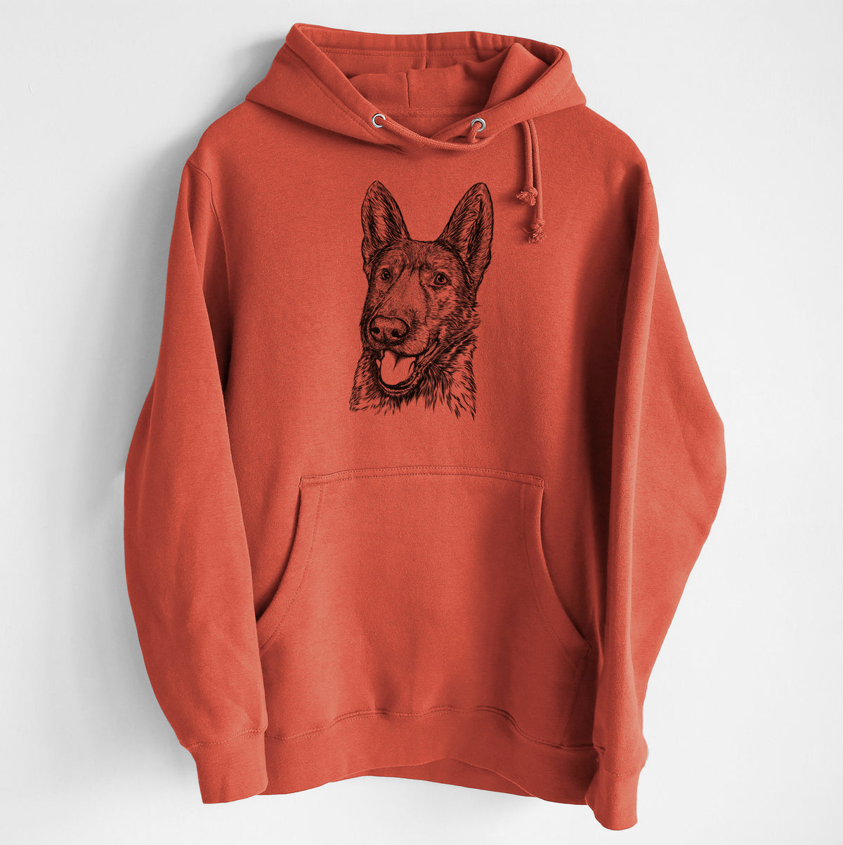 Tena the German Shepherd- Heavyweight Fleece Hoodie