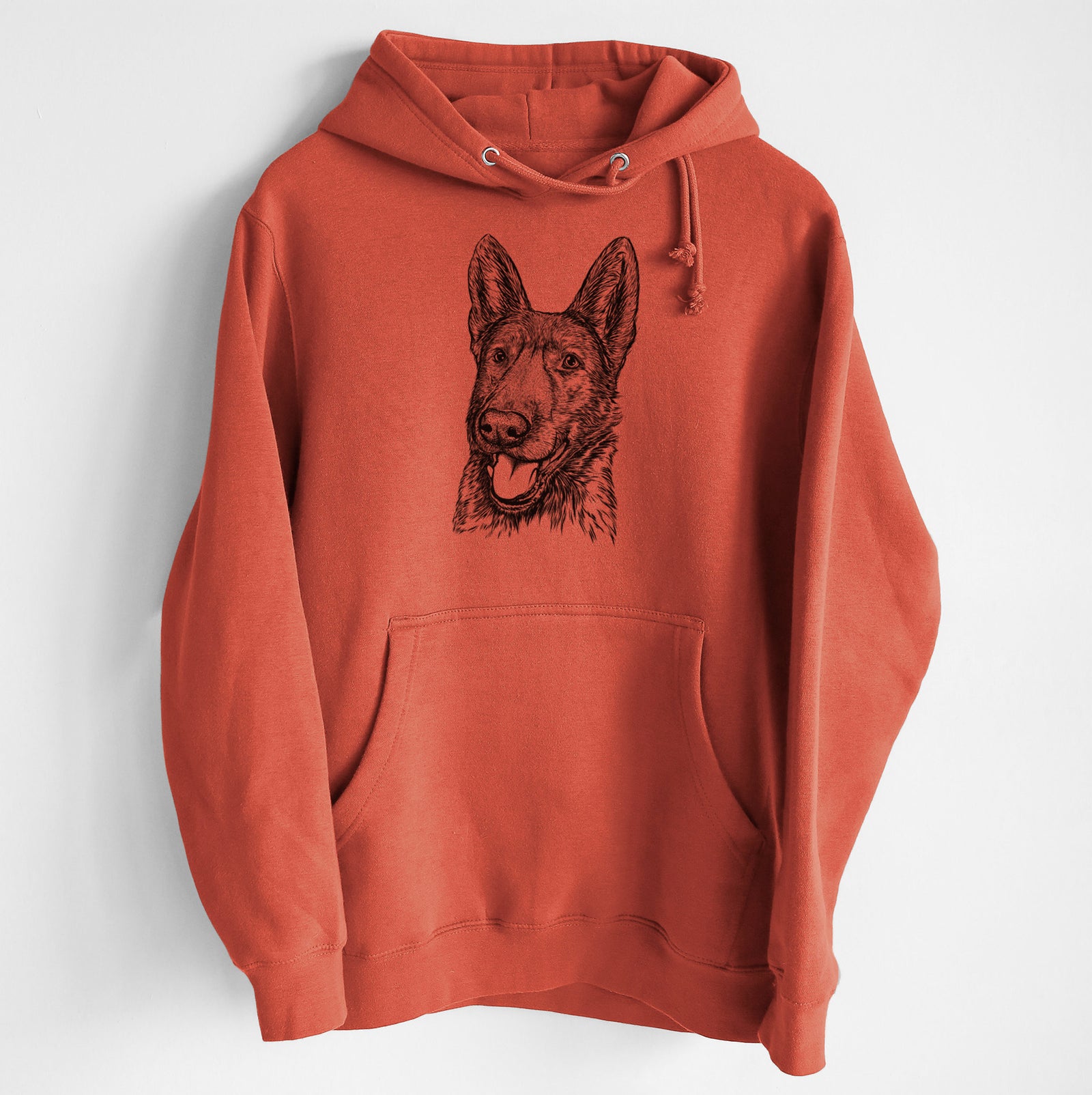 Tena the German Shepherd- Heavyweight Fleece Hoodie