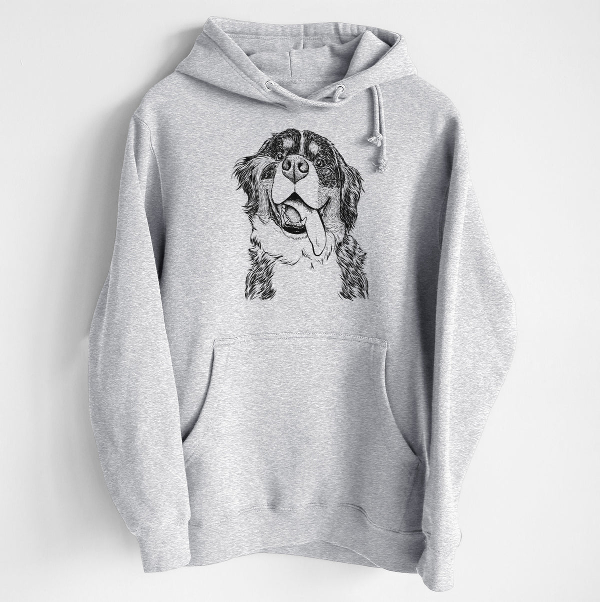 Theo the Bernese Mountain Dog- Heavyweight Fleece Hoodie