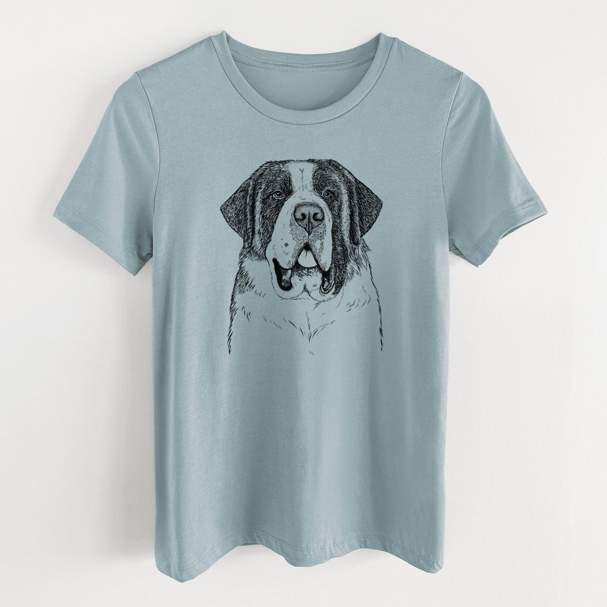 Bare Thor the Saint Bernard - Women's Lightweight Relaxed Fit 100% Cotton Crewneck