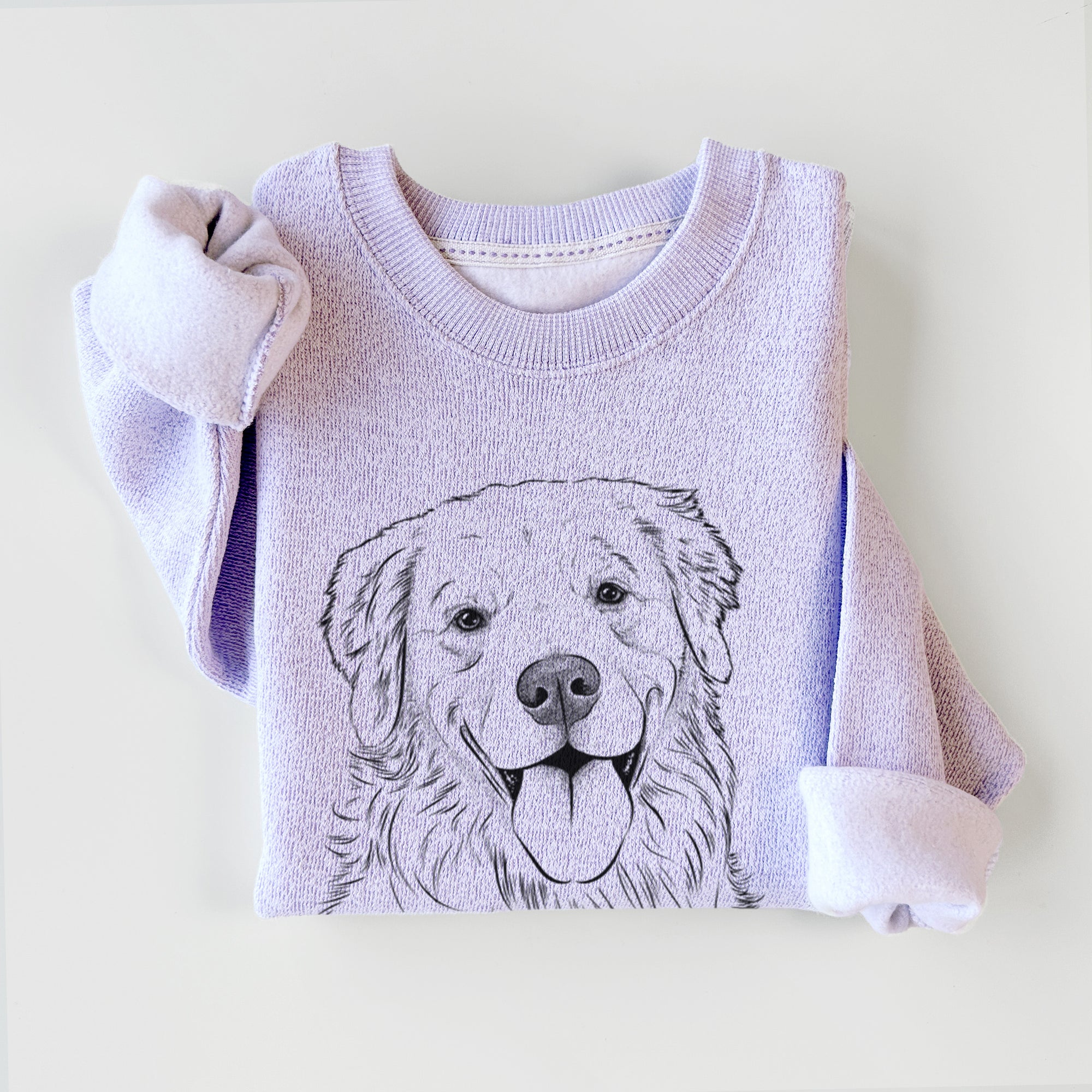 Ticket the Golden Retriever - Knit Sweatshirt