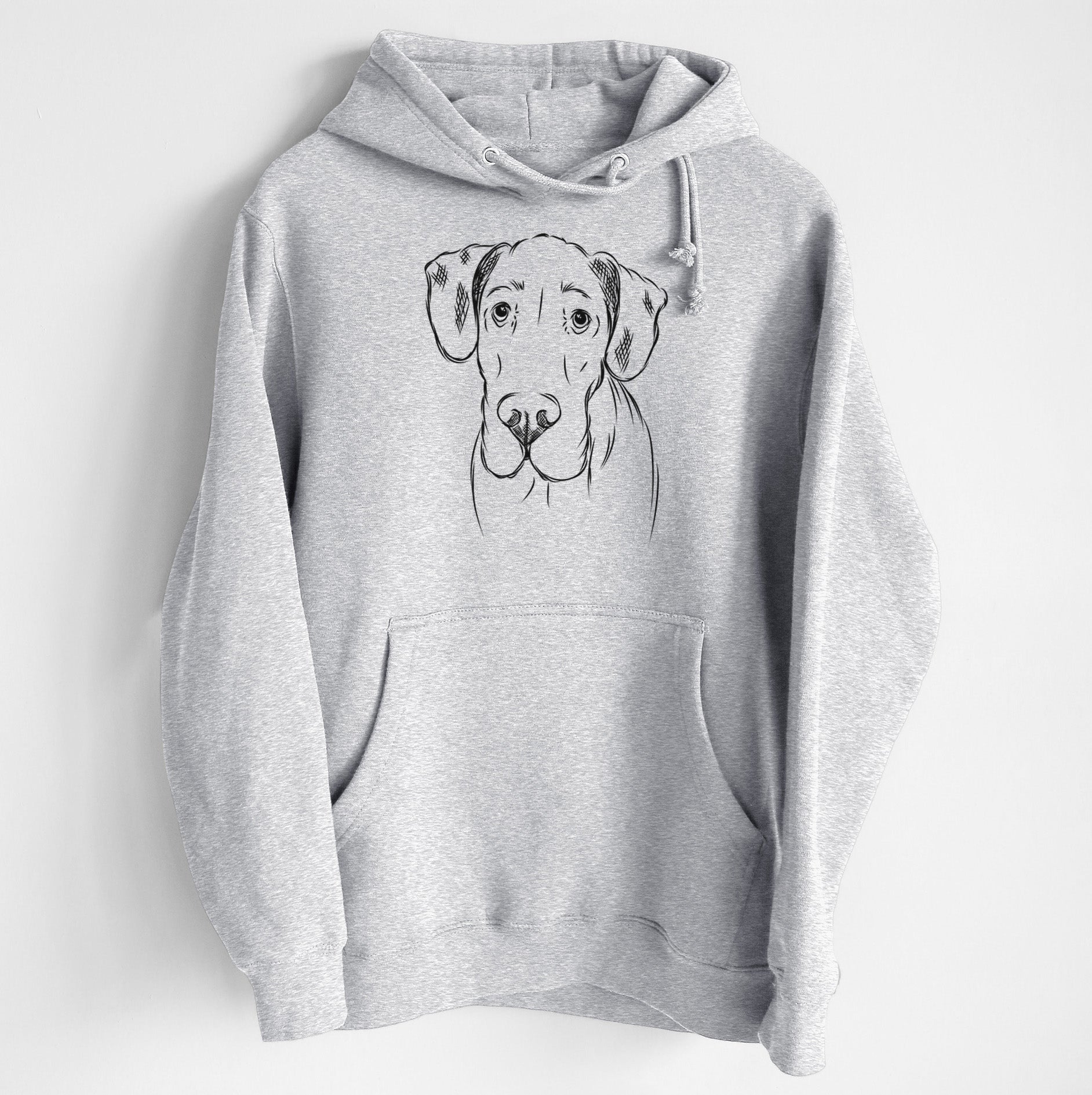 Titus the Great Dane- Heavyweight Fleece Hoodie