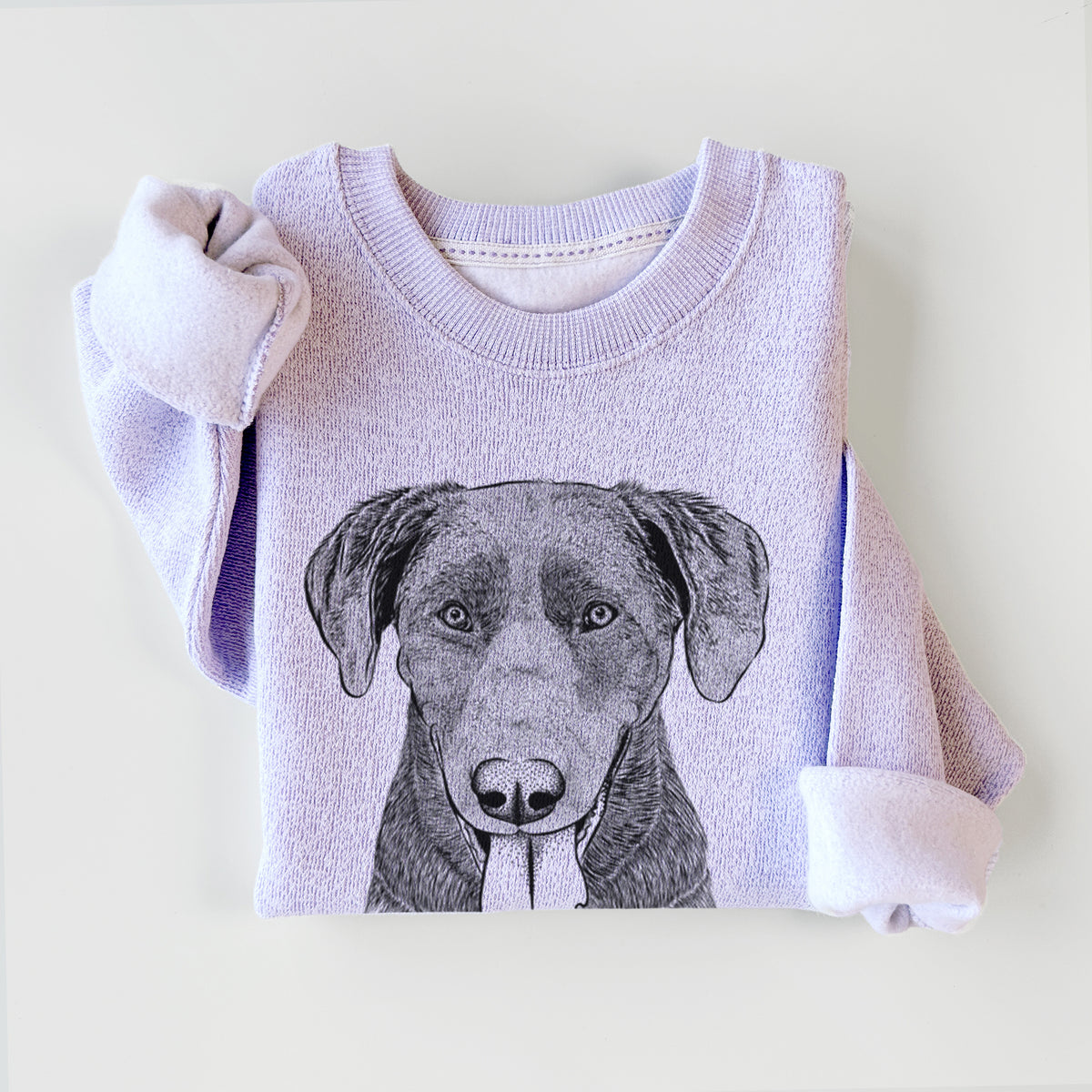 Tobes the Chocolate Lab - Knit Sweatshirt