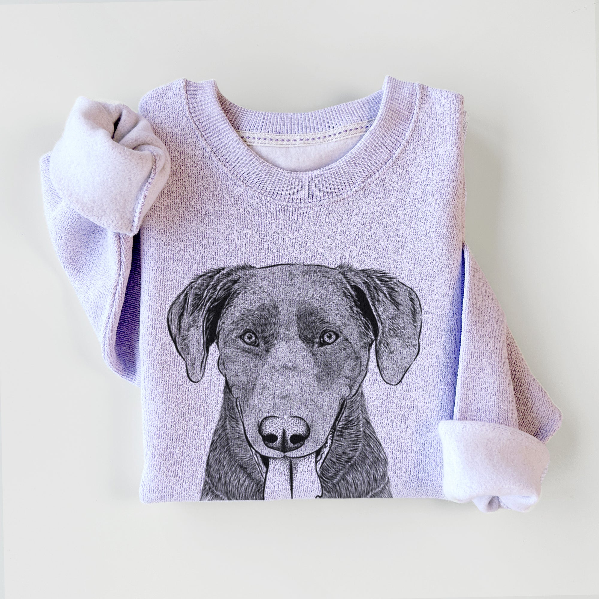 Tobes the Chocolate Lab - Knit Sweatshirt