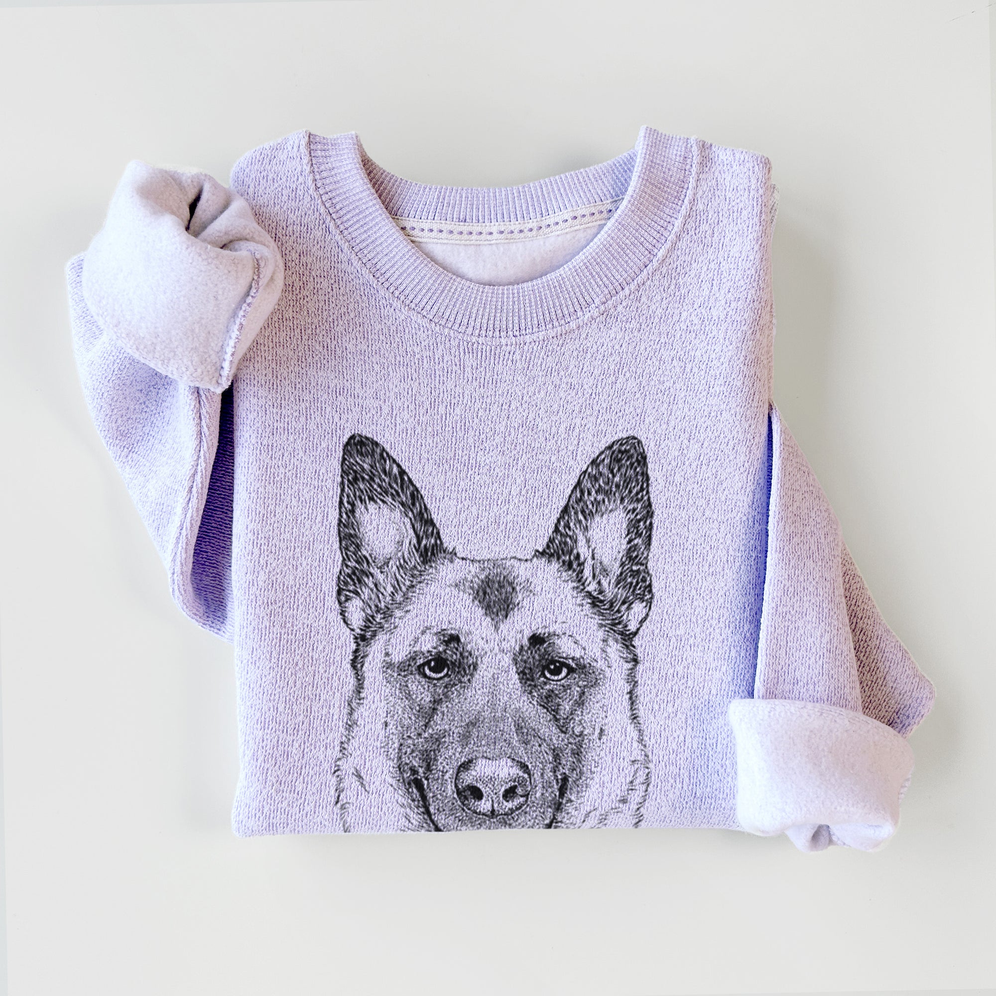 Trooper the German Shepherd - Knit Sweatshirt