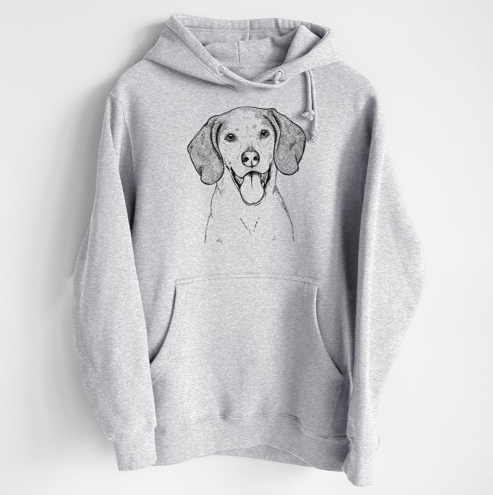 Trooper the Hound Mix- Heavyweight Fleece Hoodie