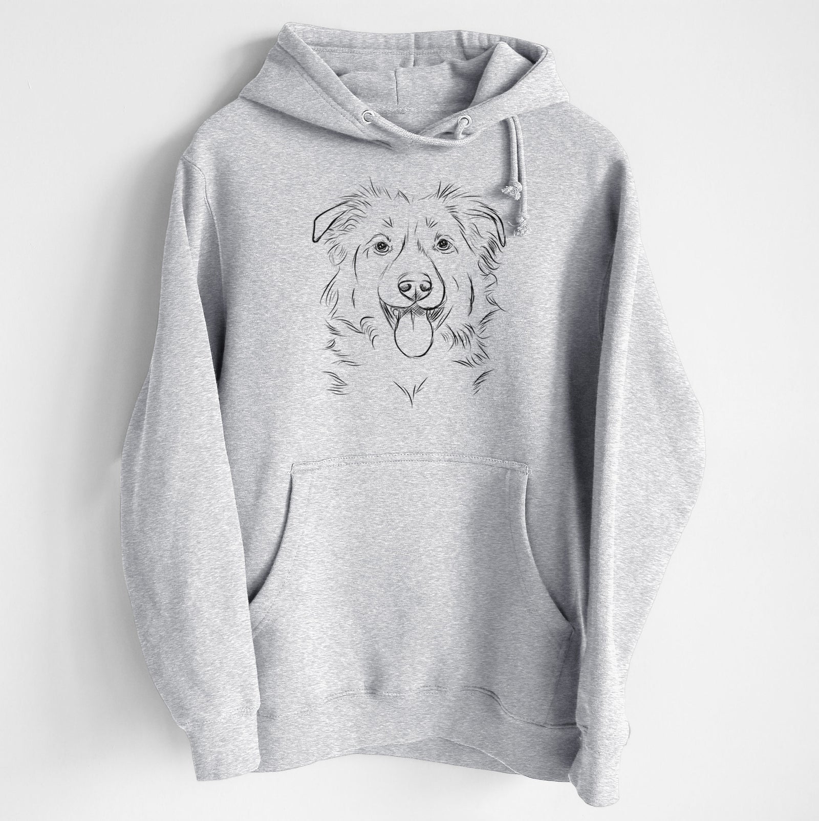 Tucker the Collie Shepherd- Heavyweight Fleece Hoodie