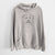 Bare Tucker the Collie Shepherd - Unisex Pigment Dyed Hoodie