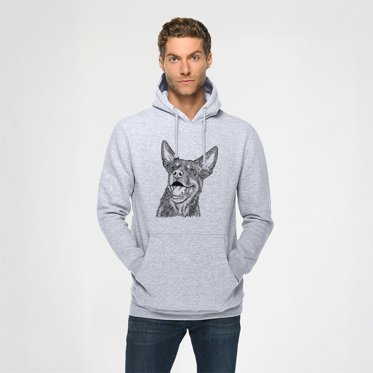 Tucker the Australian Kelpie- Heavyweight Fleece Hoodie