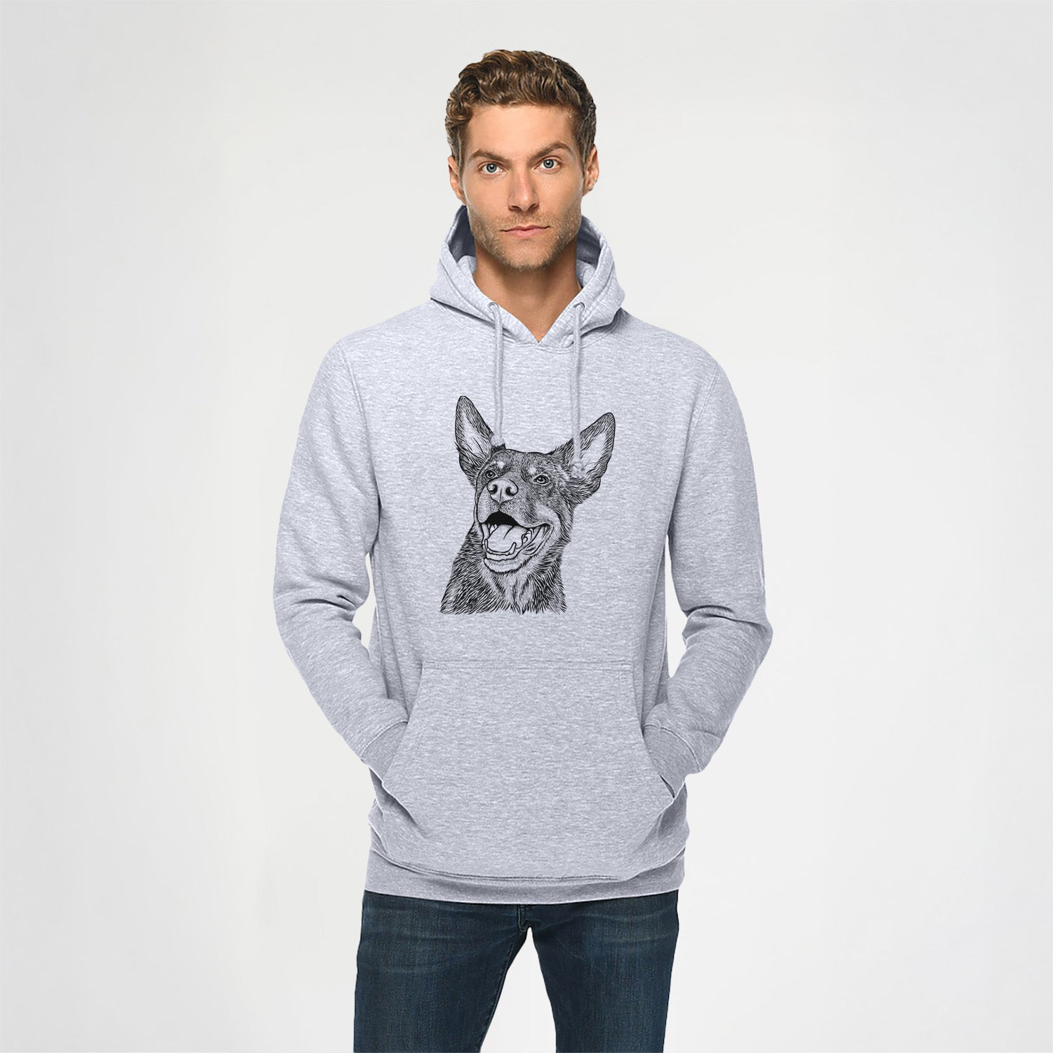 Tucker the Australian Kelpie- Heavyweight Fleece Hoodie