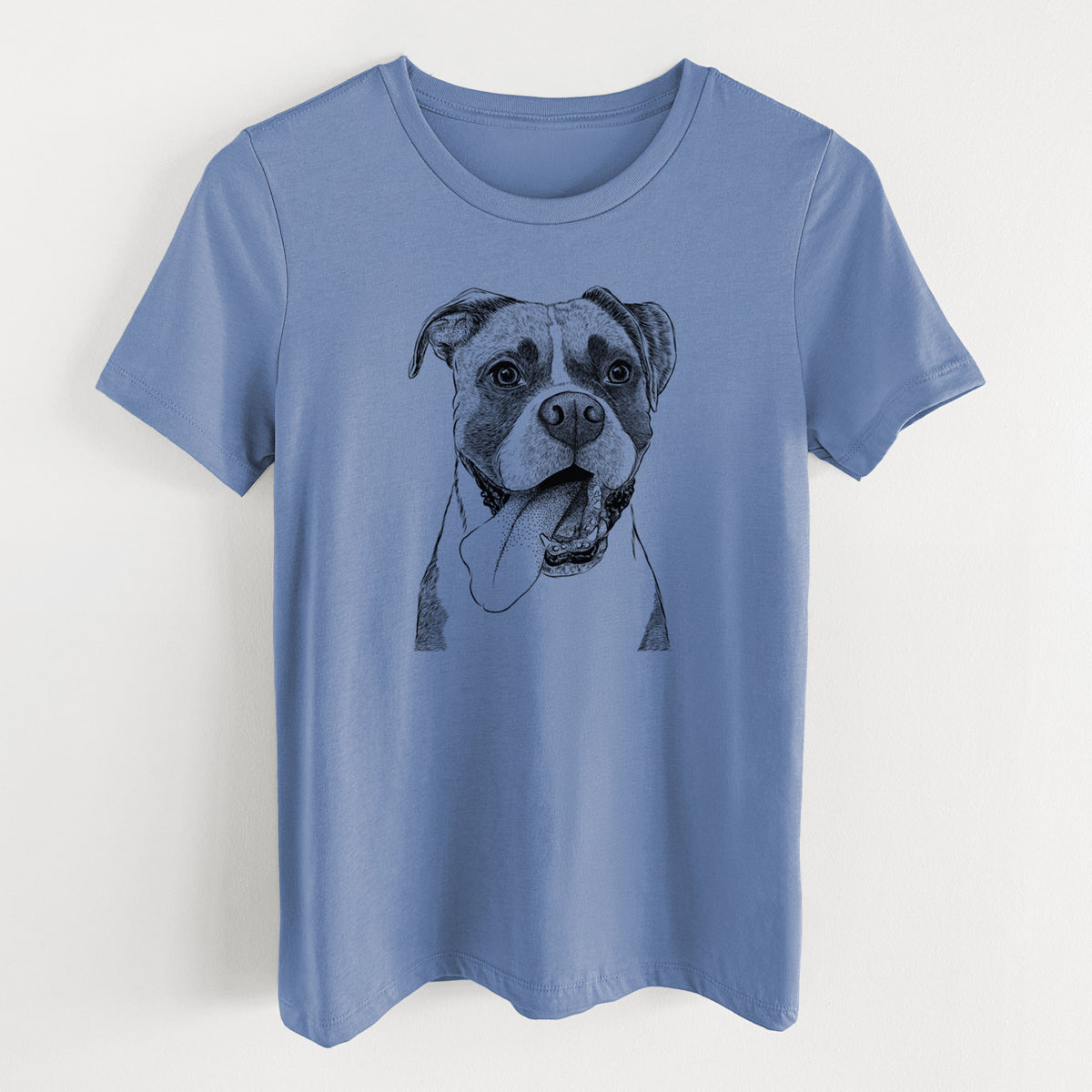 Bare Tuckeroo the Boxer - Women's Lightweight Relaxed Fit 100% Cotton Crewneck