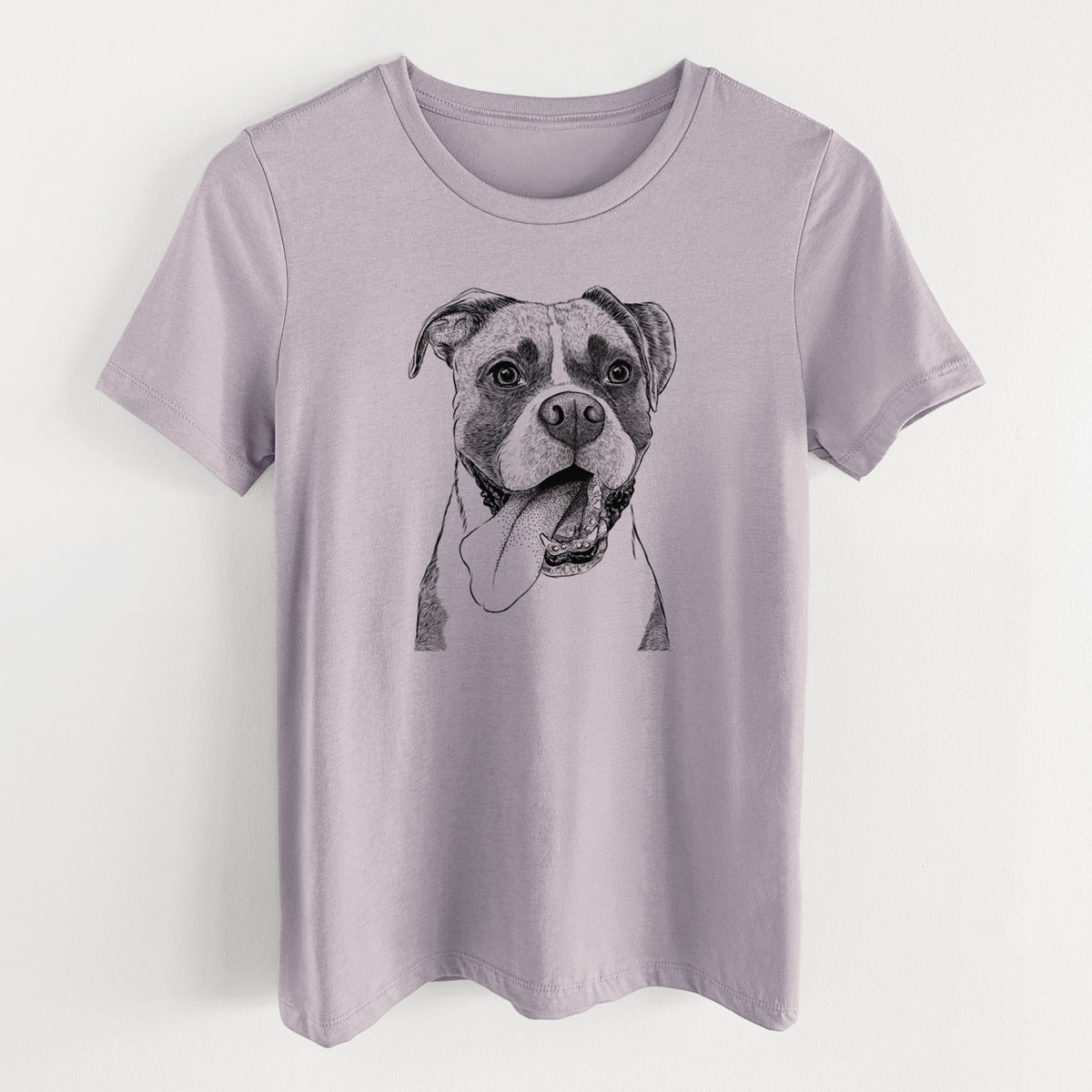 Bare Tuckeroo the Boxer - Women's Lightweight Relaxed Fit 100% Cotton Crewneck