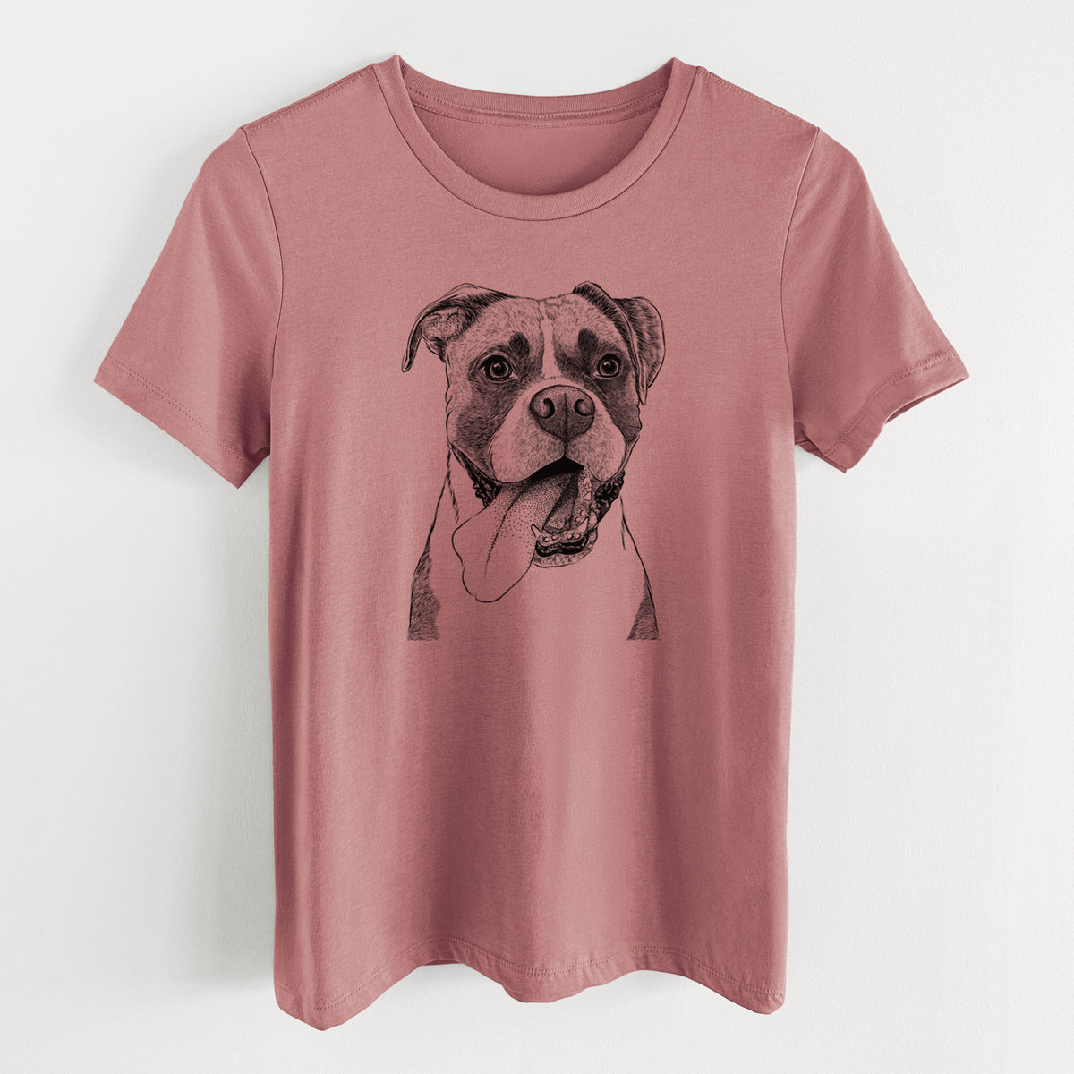 Bare Tuckeroo the Boxer - Women's Lightweight Relaxed Fit 100% Cotton Crewneck