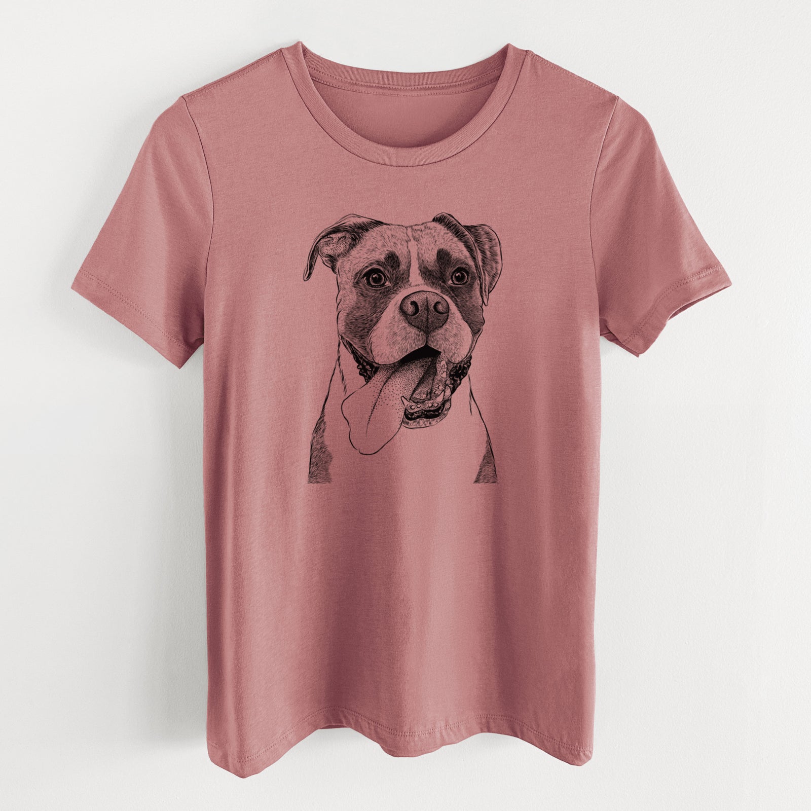 Bare Tuckeroo the Boxer - Women's Lightweight Relaxed Fit 100% Cotton Crewneck