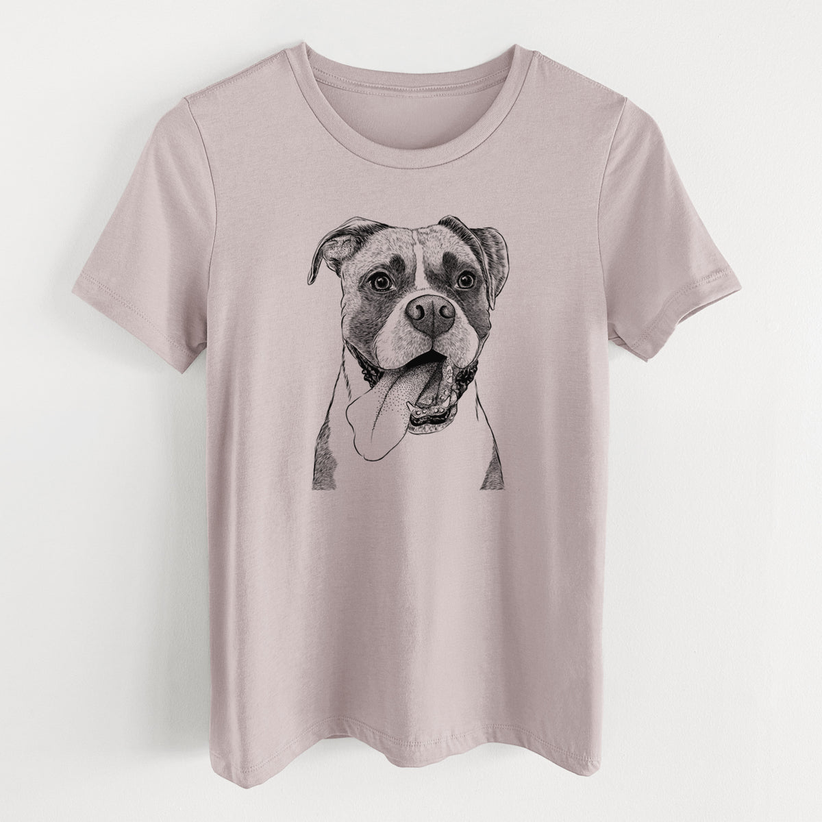 Bare Tuckeroo the Boxer - Women's Lightweight Relaxed Fit 100% Cotton Crewneck