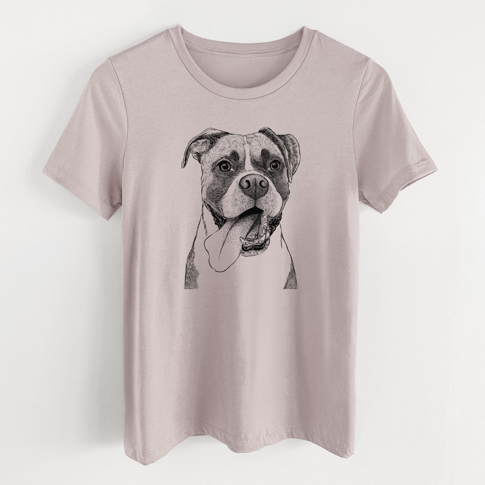 Bare Tuckeroo the Boxer - Women's Lightweight Relaxed Fit 100% Cotton Crewneck