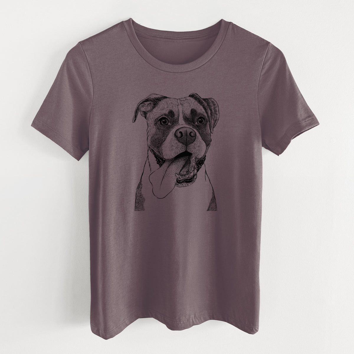 Bare Tuckeroo the Boxer - Women's Lightweight Relaxed Fit 100% Cotton Crewneck