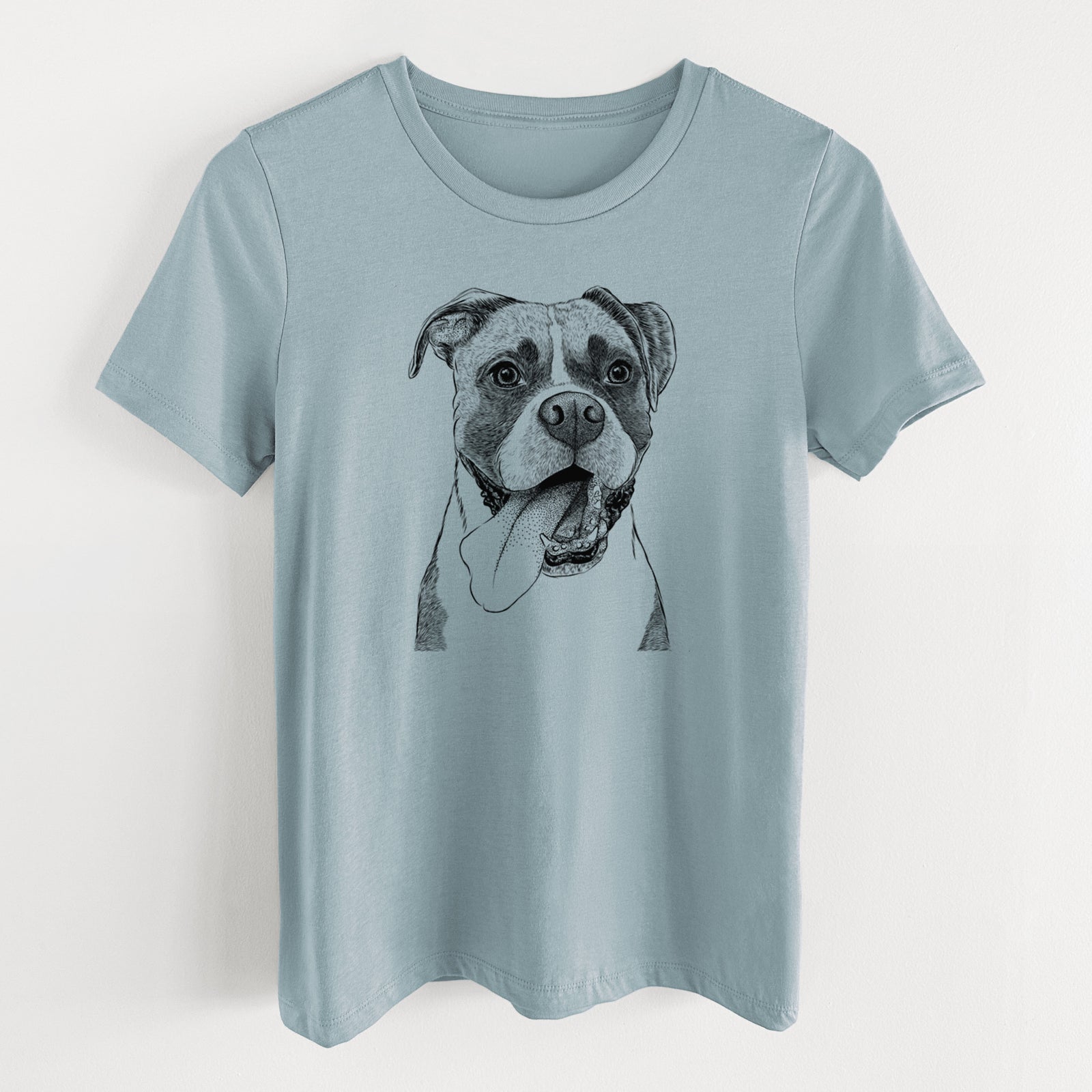 Bare Tuckeroo the Boxer - Women's Lightweight Relaxed Fit 100% Cotton Crewneck