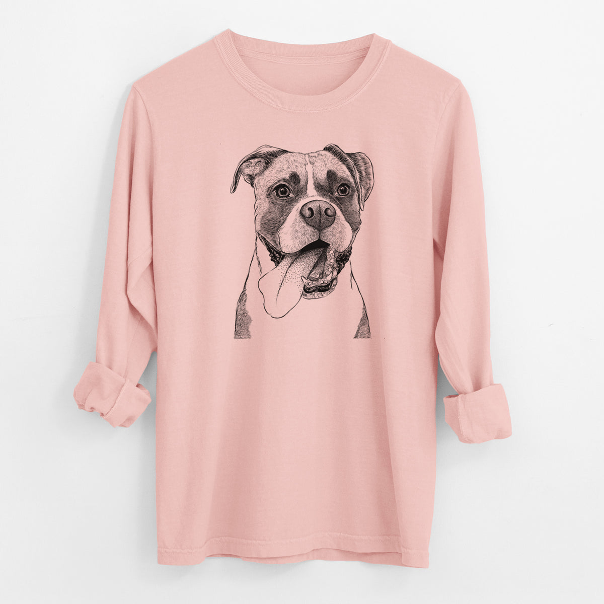 Bare Tuckeroo the Boxer - Men's Heavyweight 100% Cotton Long Sleeve