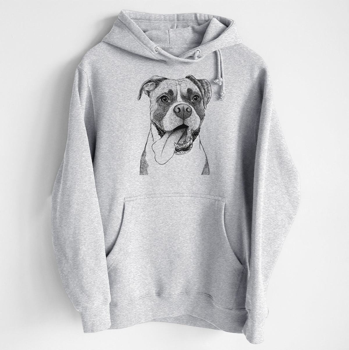 Tuckeroo the Boxer- Heavyweight Fleece Hoodie