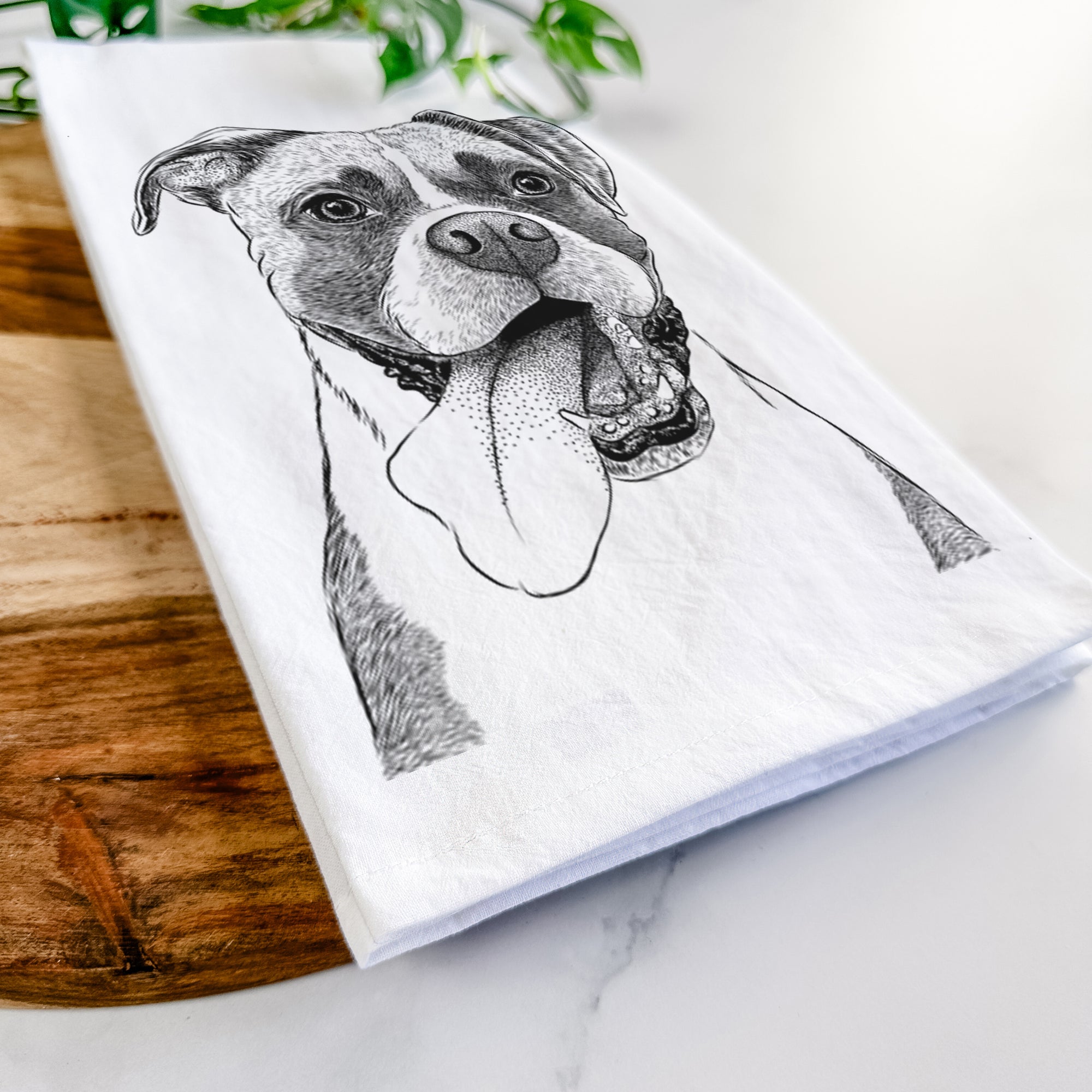 Tuckeroo the Boxer Tea Towel