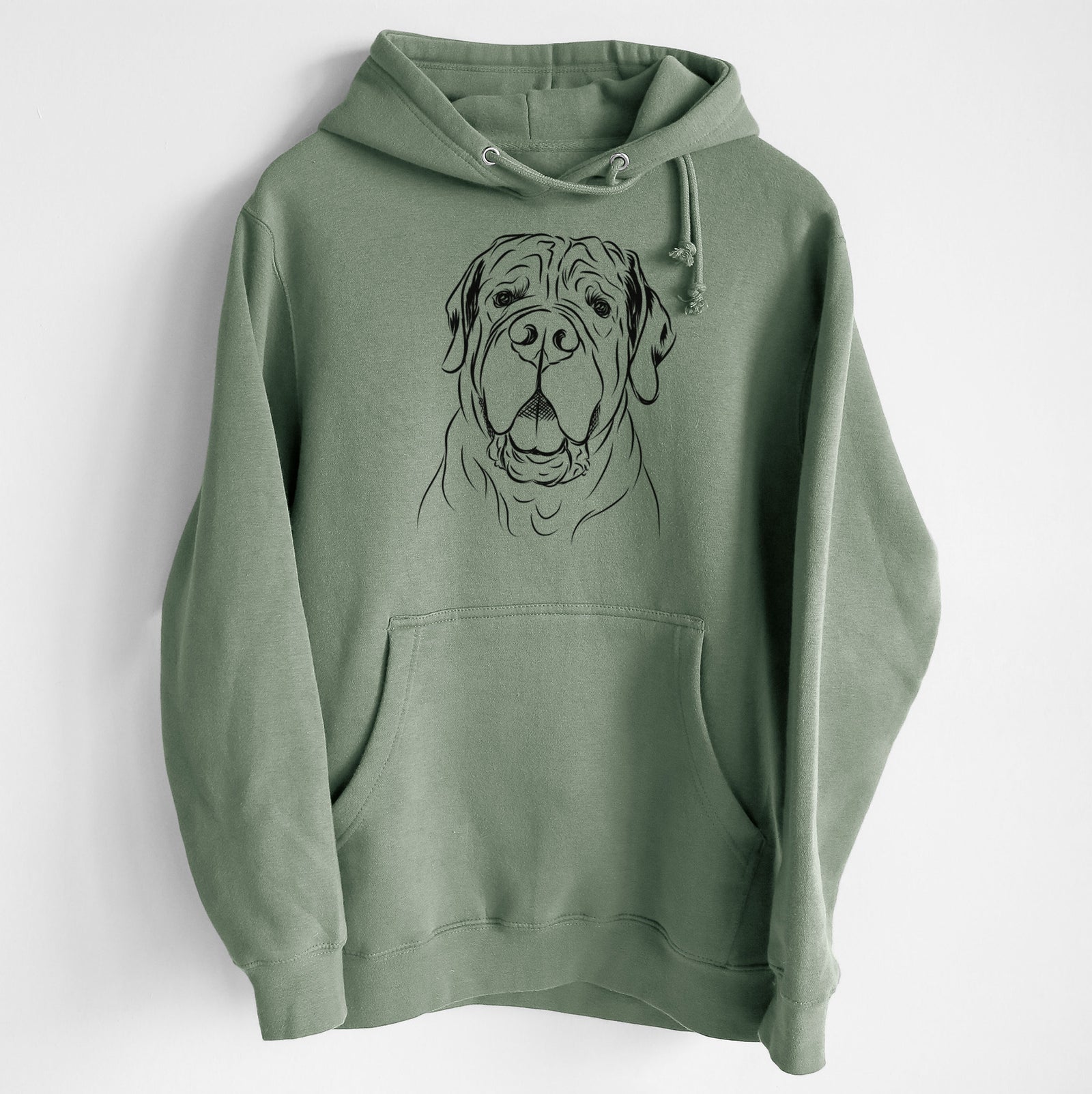Tufton the English Mastiff- Heavyweight Fleece Hoodie