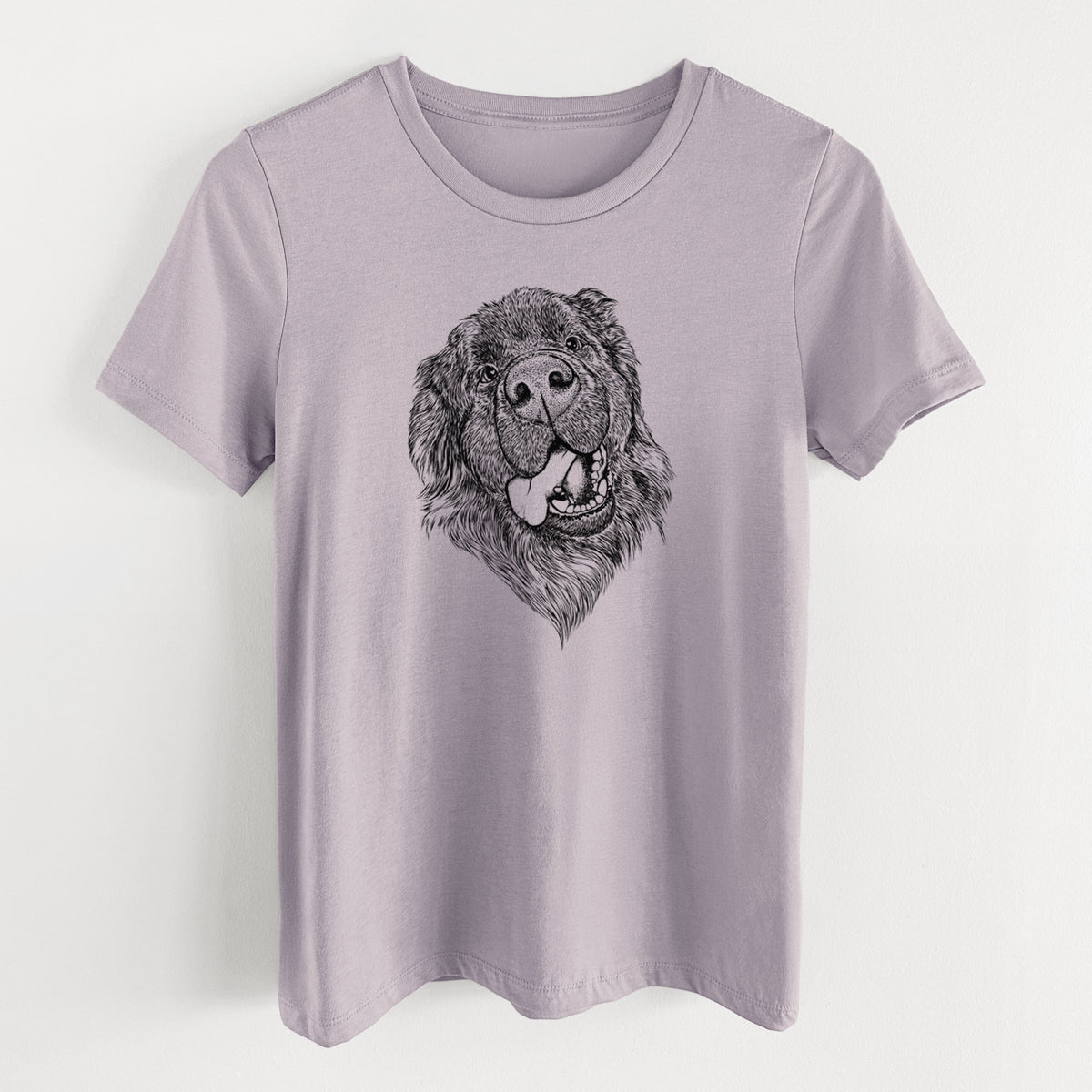 Bare Tuna the Newfoundland - Women's Lightweight Relaxed Fit 100% Cotton Crewneck