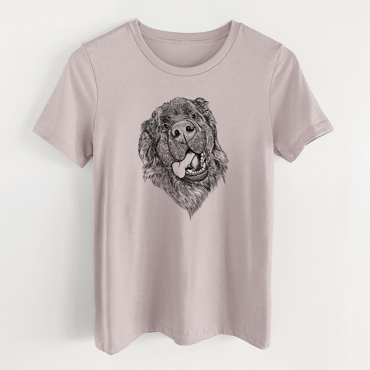 Bare Tuna the Newfoundland - Women's Lightweight Relaxed Fit 100% Cotton Crewneck