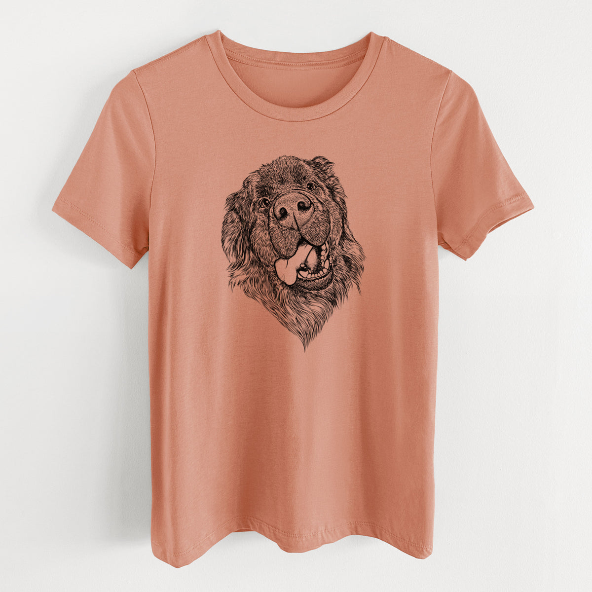 Bare Tuna the Newfoundland - Women's Lightweight Relaxed Fit 100% Cotton Crewneck