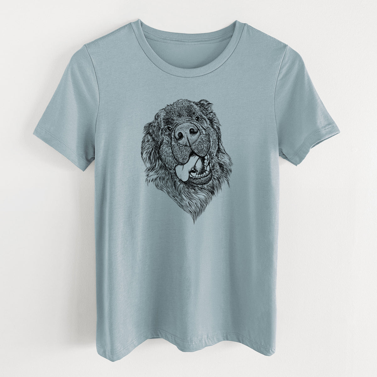 Bare Tuna the Newfoundland - Women's Lightweight Relaxed Fit 100% Cotton Crewneck