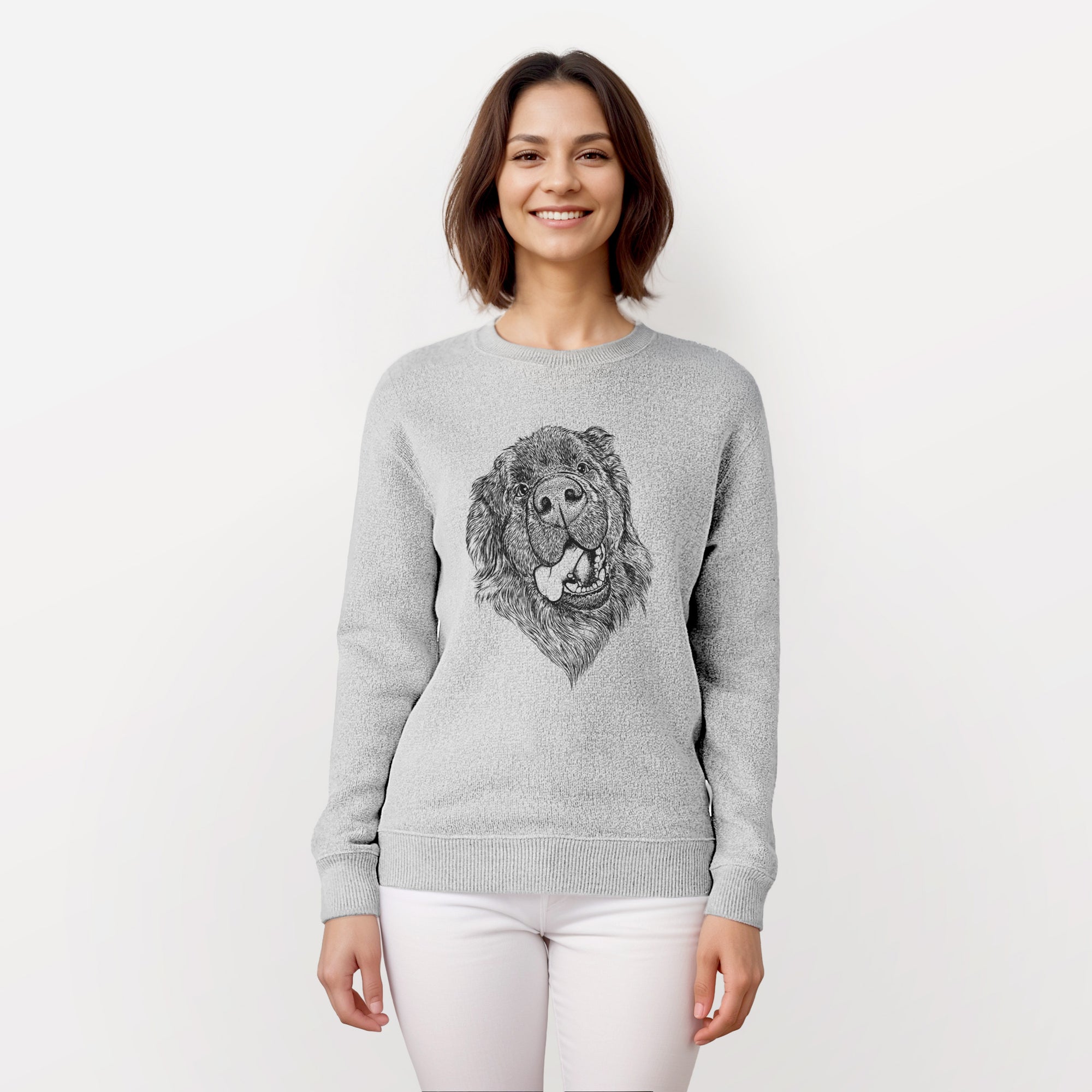Tuna the Newfoundland - Knit Sweatshirt