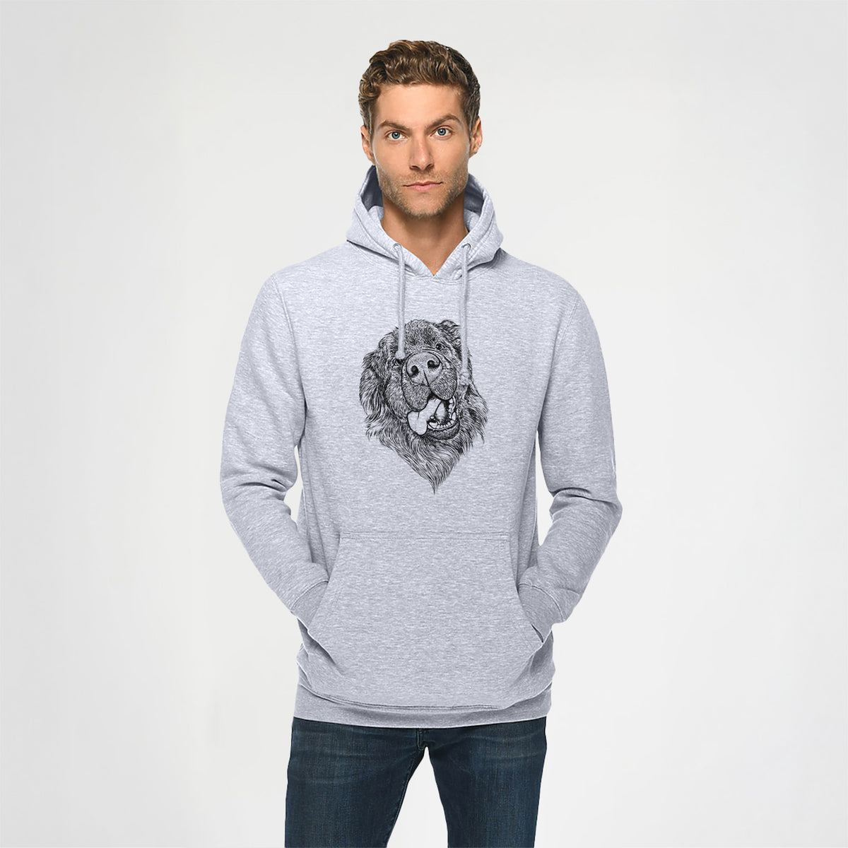 Tuna the Newfoundland- Heavyweight Fleece Hoodie