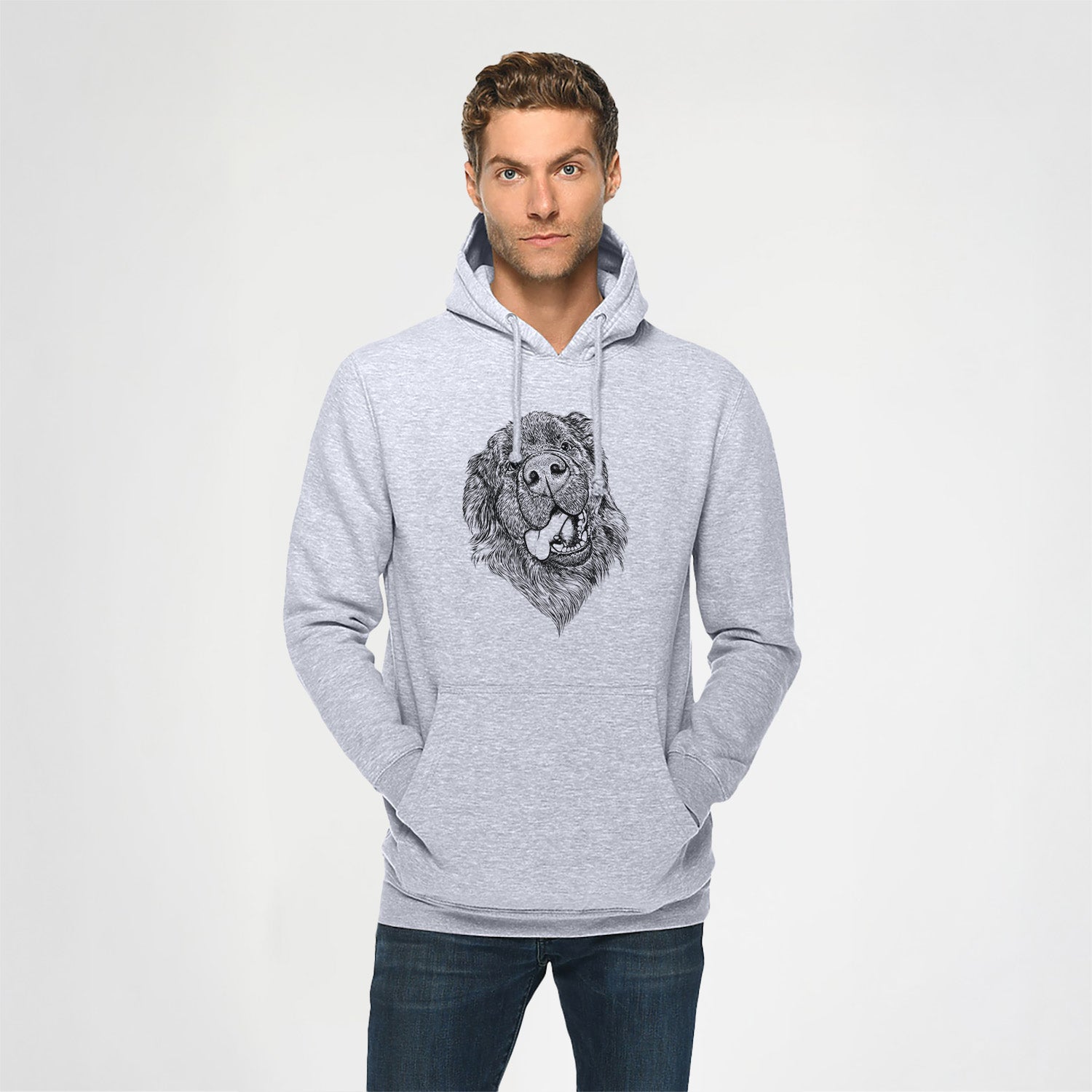 Tuna the Newfoundland- Heavyweight Fleece Hoodie