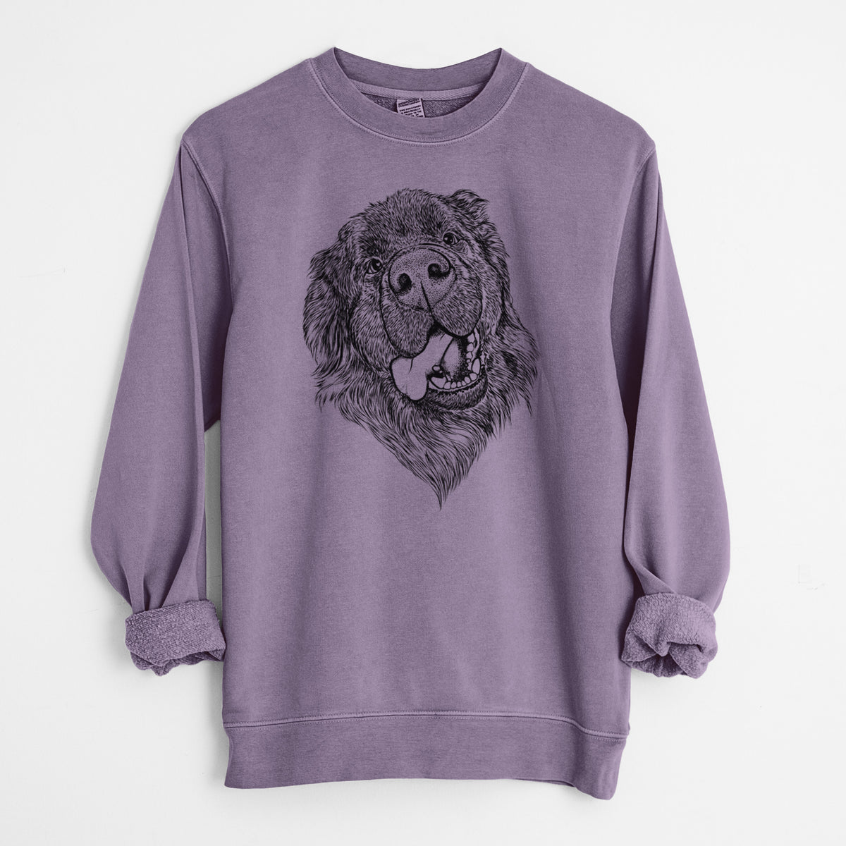 Bare Tuna the Newfoundland - Unisex Pigment Dyed Crew Sweatshirt