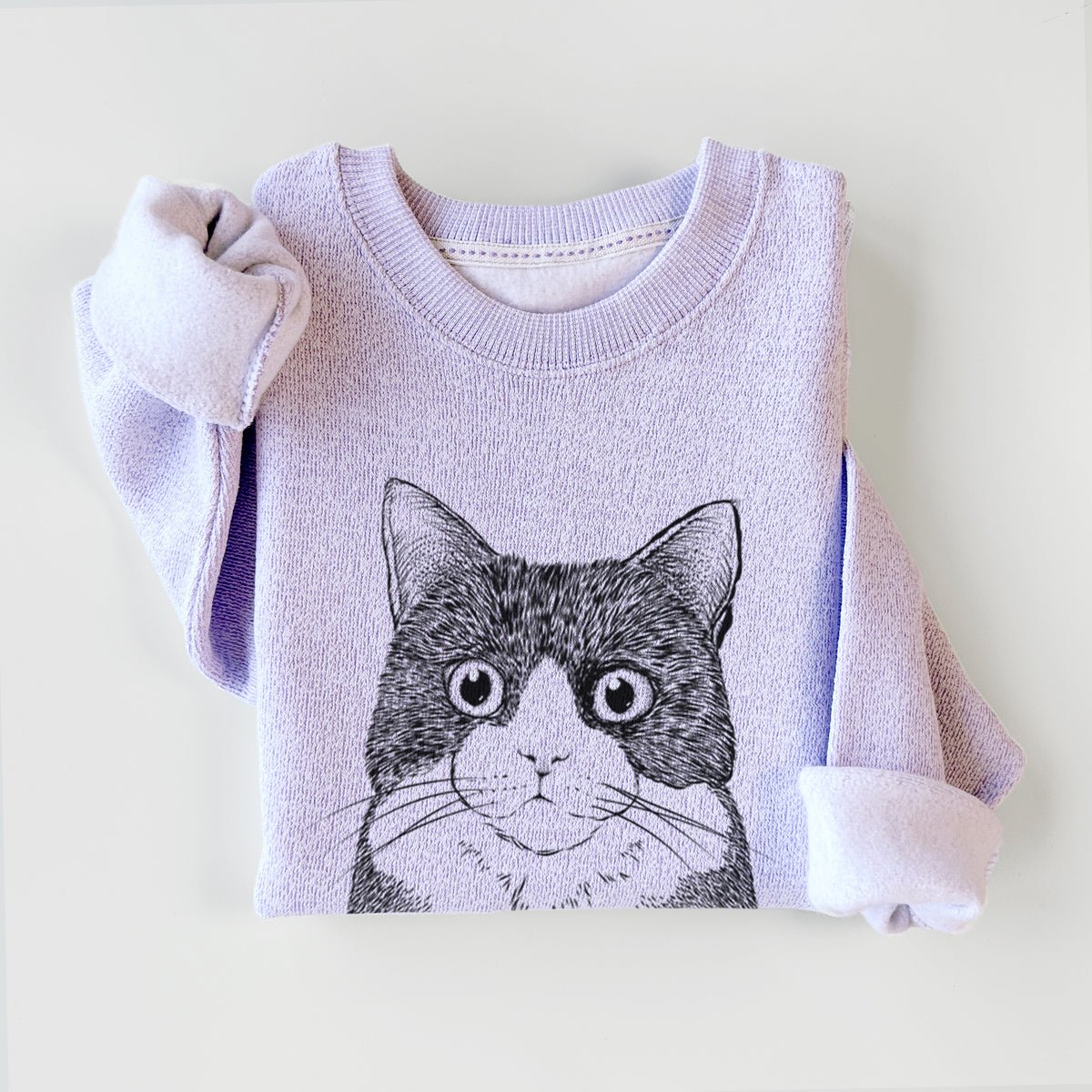 Tux the Tuxedo Cat - Knit Sweatshirt