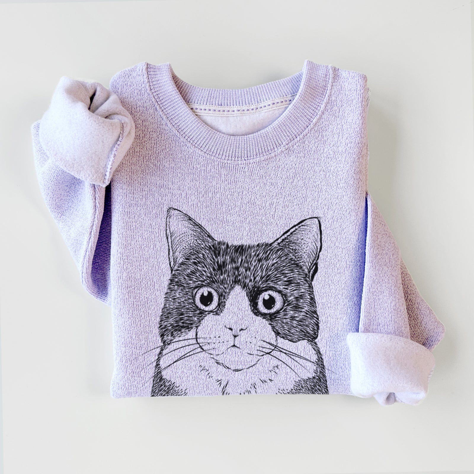Tux the Tuxedo Cat - Knit Sweatshirt