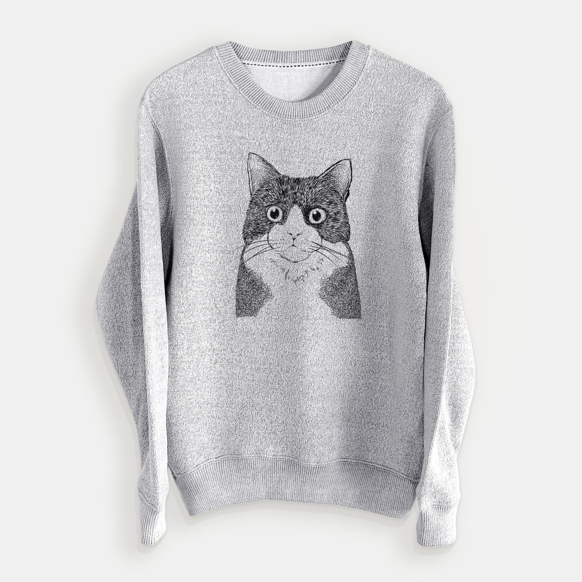 Tux the Tuxedo Cat - Knit Sweatshirt