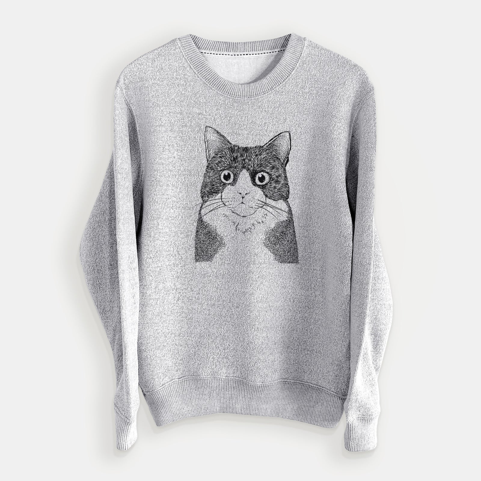 Tux the Tuxedo Cat - Knit Sweatshirt