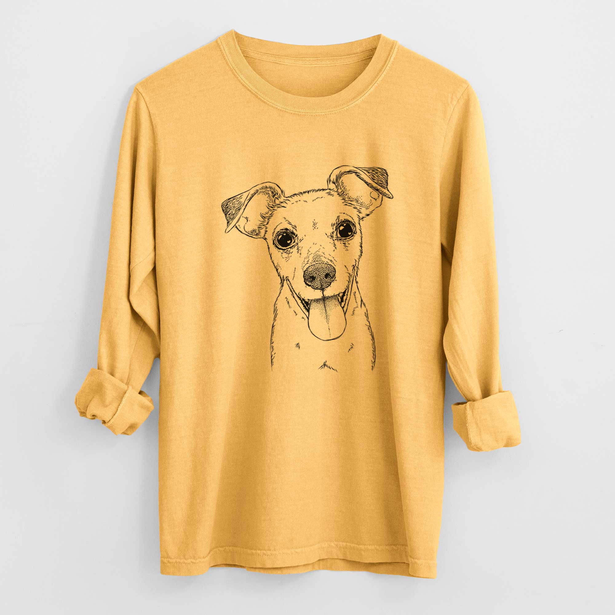 Bare Tyler the Mixed Breed - Men's Heavyweight 100% Cotton Long Sleeve