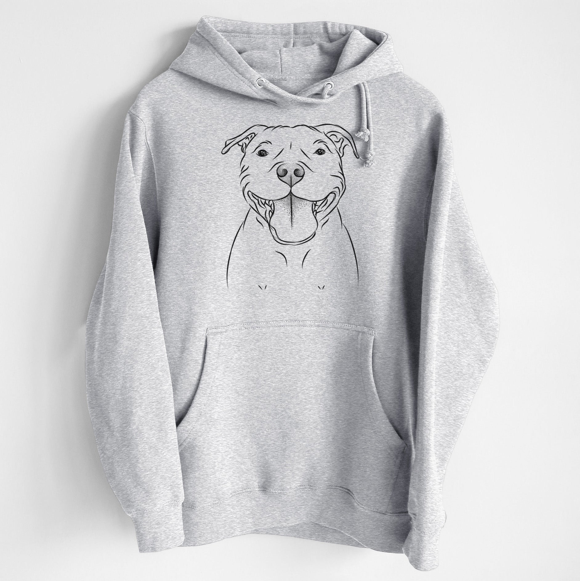 Wafer the Staffordshire Bull Terrier- Heavyweight Fleece Hoodie