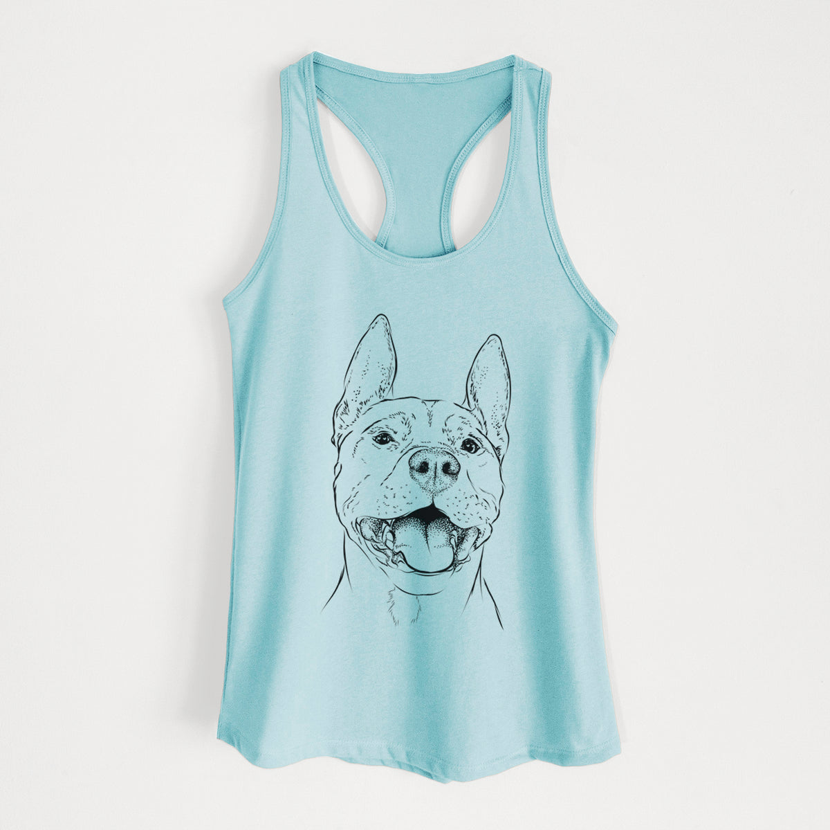 Wally the Pitbull - Women's Racerback Tanktop