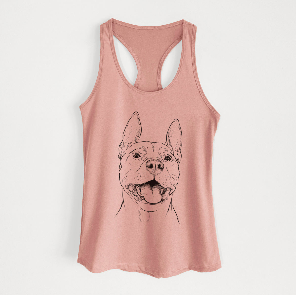 Wally the Pitbull - Women's Racerback Tanktop