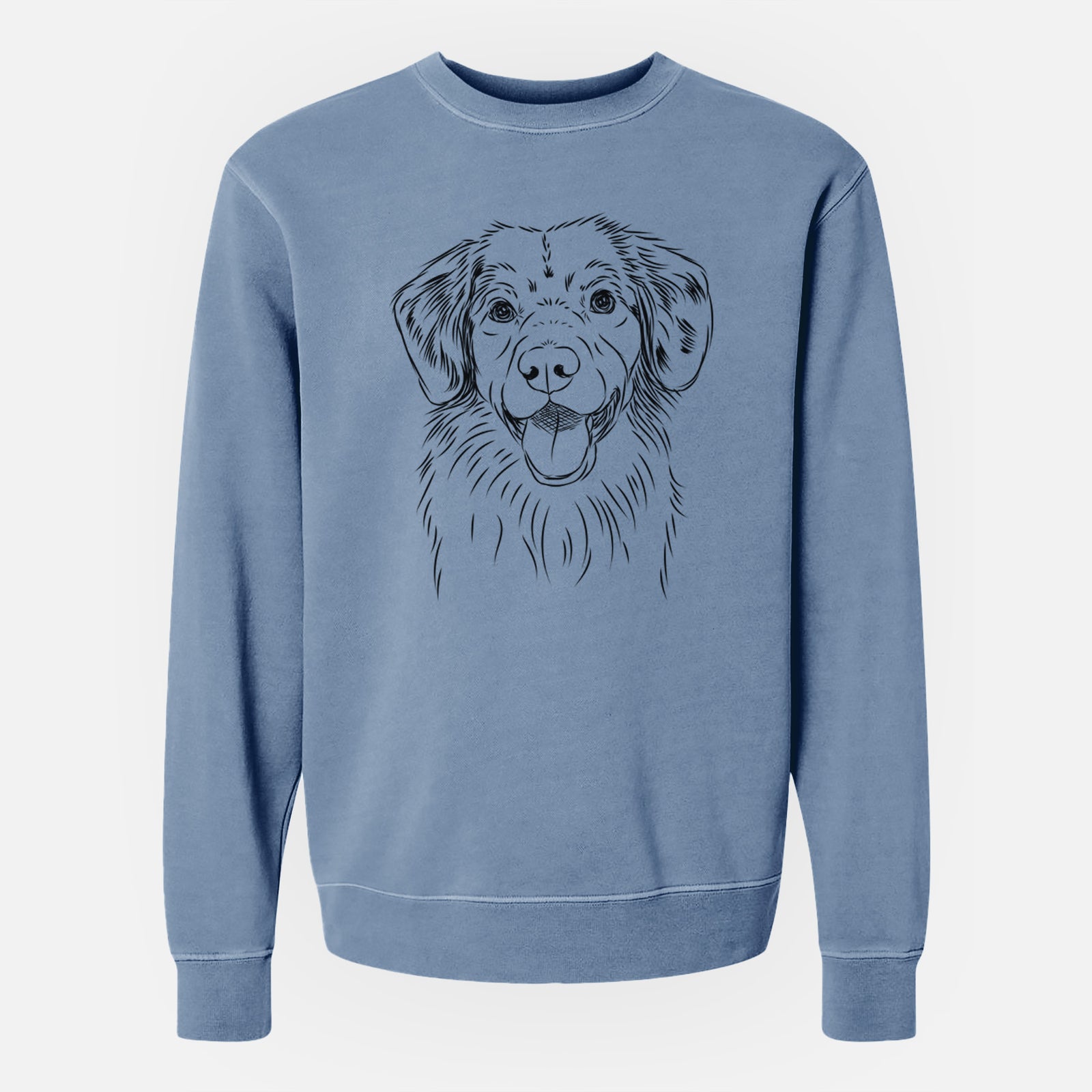 Bare Weston the Nova Scotia Duck Tolling Retriever - Unisex Pigment Dyed Crew Sweatshirt