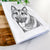 Whitaker the German Shepherd Tea Towel