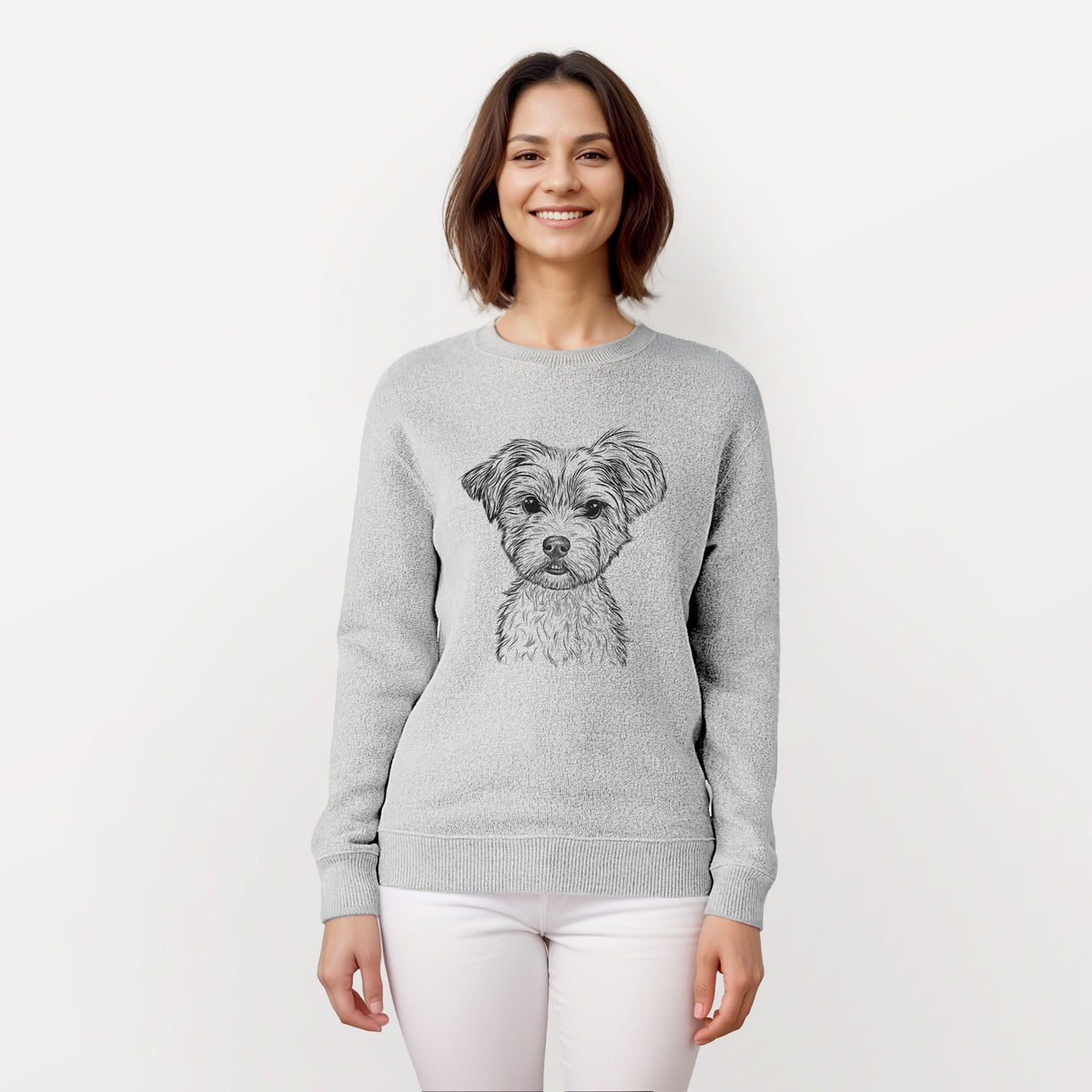 William Mitchell Newman the Yorkshire Terrier - Knit Sweatshirt