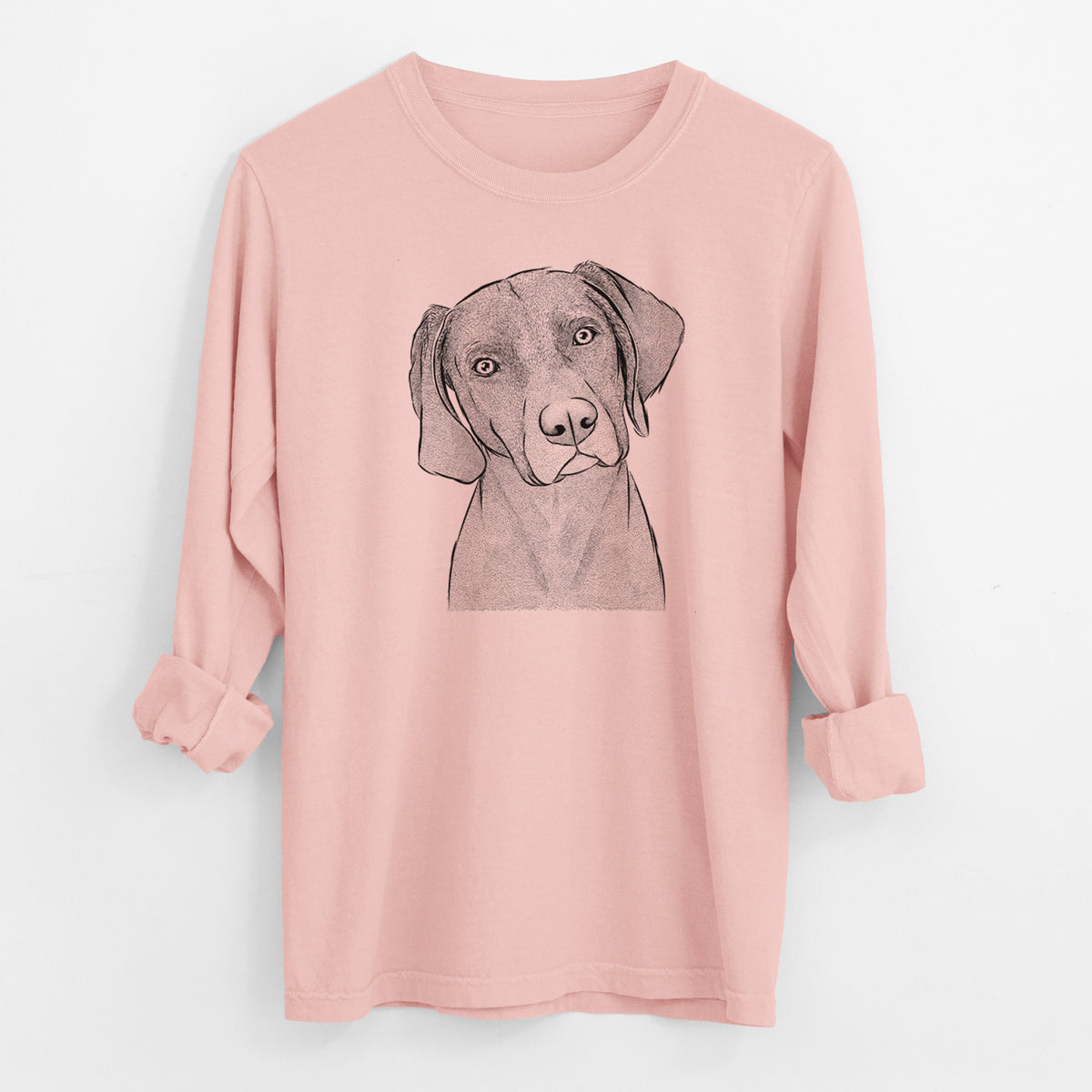 Bare Willow the Weizsla - Men's Heavyweight 100% Cotton Long Sleeve