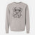 Bare Wrigley the Schnauzer - Unisex Pigment Dyed Crew Sweatshirt